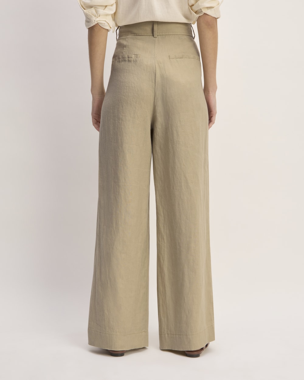 The Linen Way-High® Drape Pant  | Trench Coat Khaki